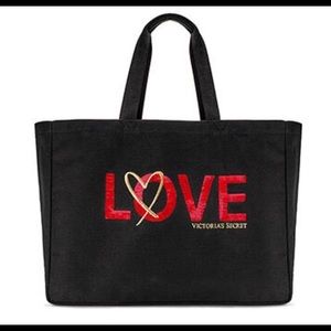 NWT Victoria's Secret LOVE Tote Bag